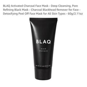 BLAQ Charcoal Peel Off Face Mask 60ml / 2.03 fl. oz. New